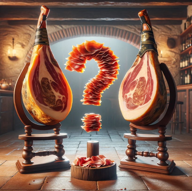 La eterna pregunta: ¿Es superior el jamón ibérico de la pata derecha o de la izquierda?