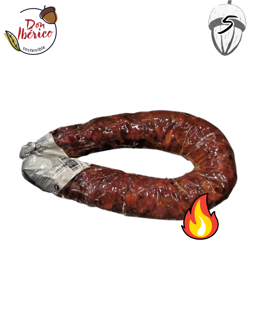 Iberian Longaniza Acorn-fed Chorizo (200-250 grams)
