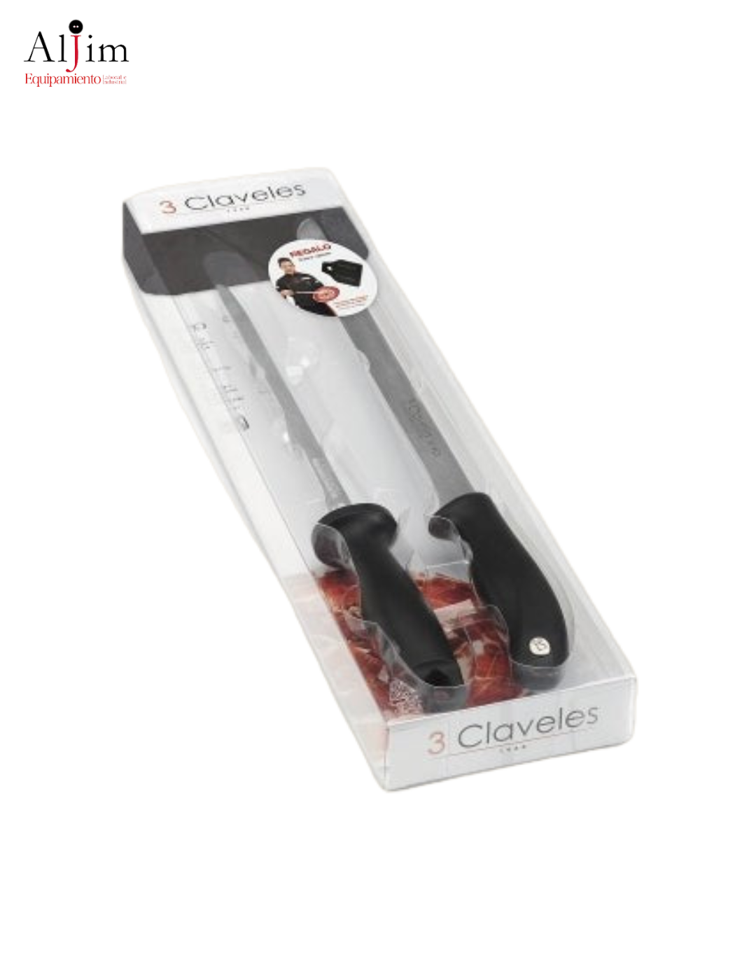 PACK CUCHILLO JAMONERO + CHAIRA