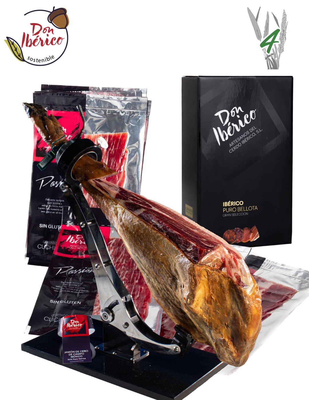 Jamón de Cebo de Campo Ibérico (50% R.I.) - Loncheado