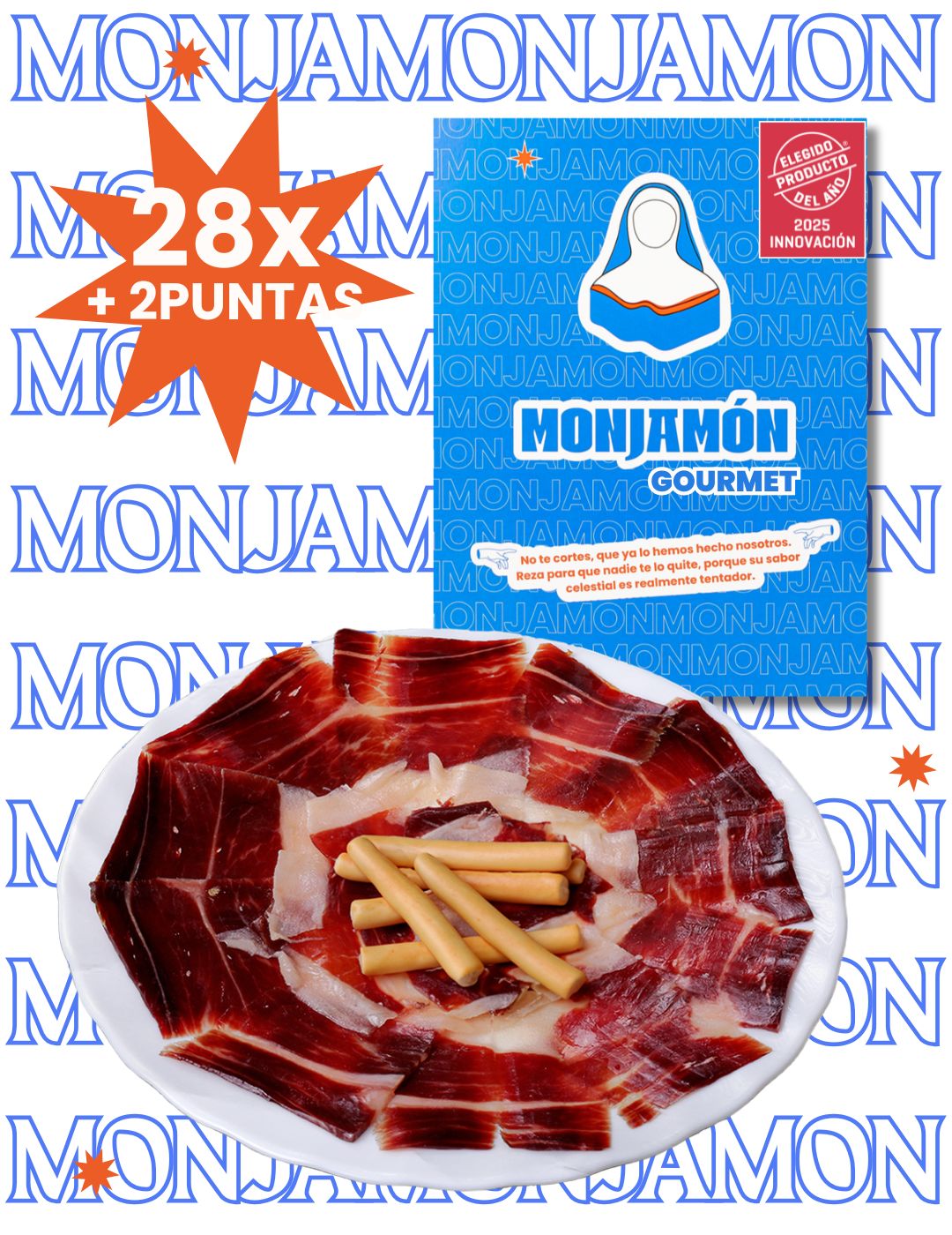 Monjamón 100% Iberian Acorn-fed Ham +42 Months