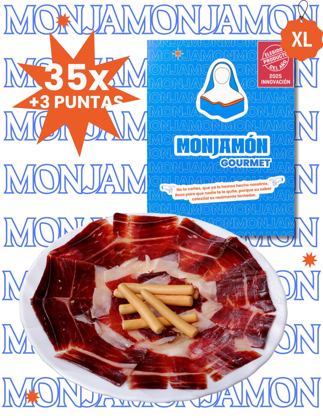Monjamón 100% Iberian Acorn-fed Ham +42 Months