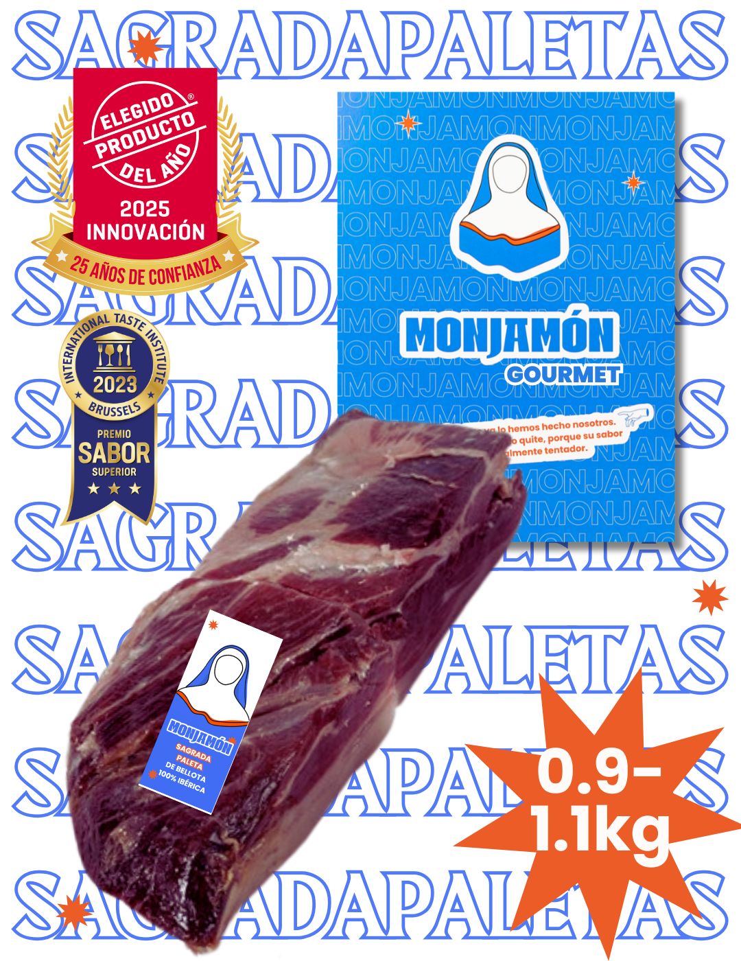 Knochenloses Zentrum | 100 % iberischer Eichelschinken