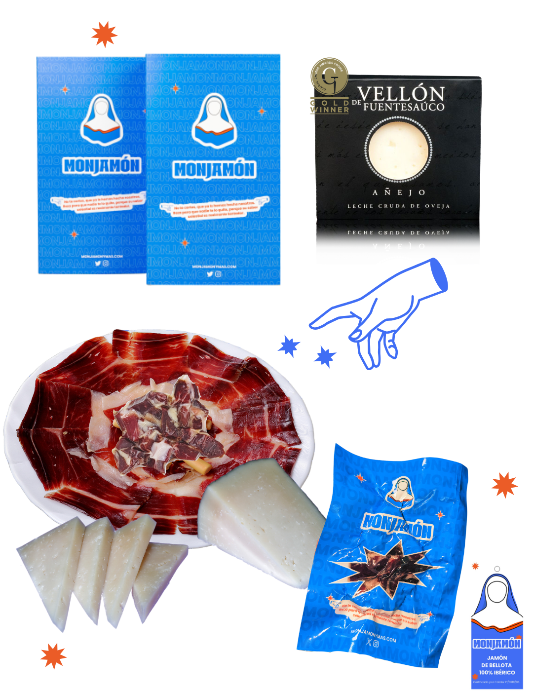 (Pack Ahorro 10%) - Jamón  + Queso