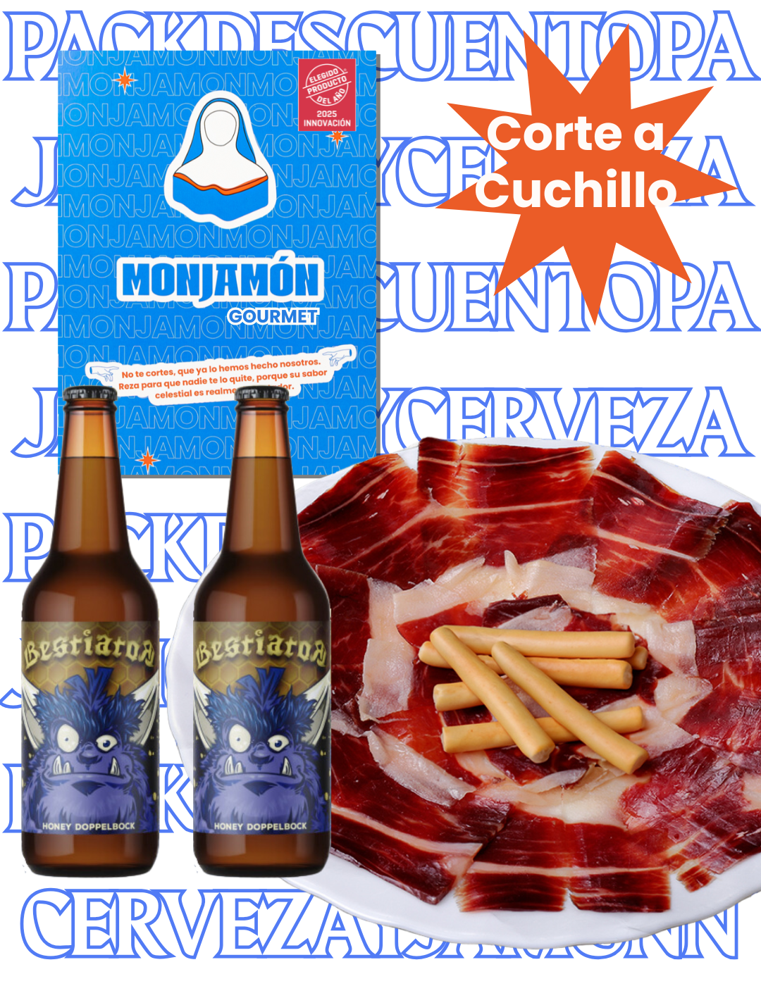 Jamón de Bellota 100% Ibérico + Regalo - PACK DESCUENTO HALLOWEEN