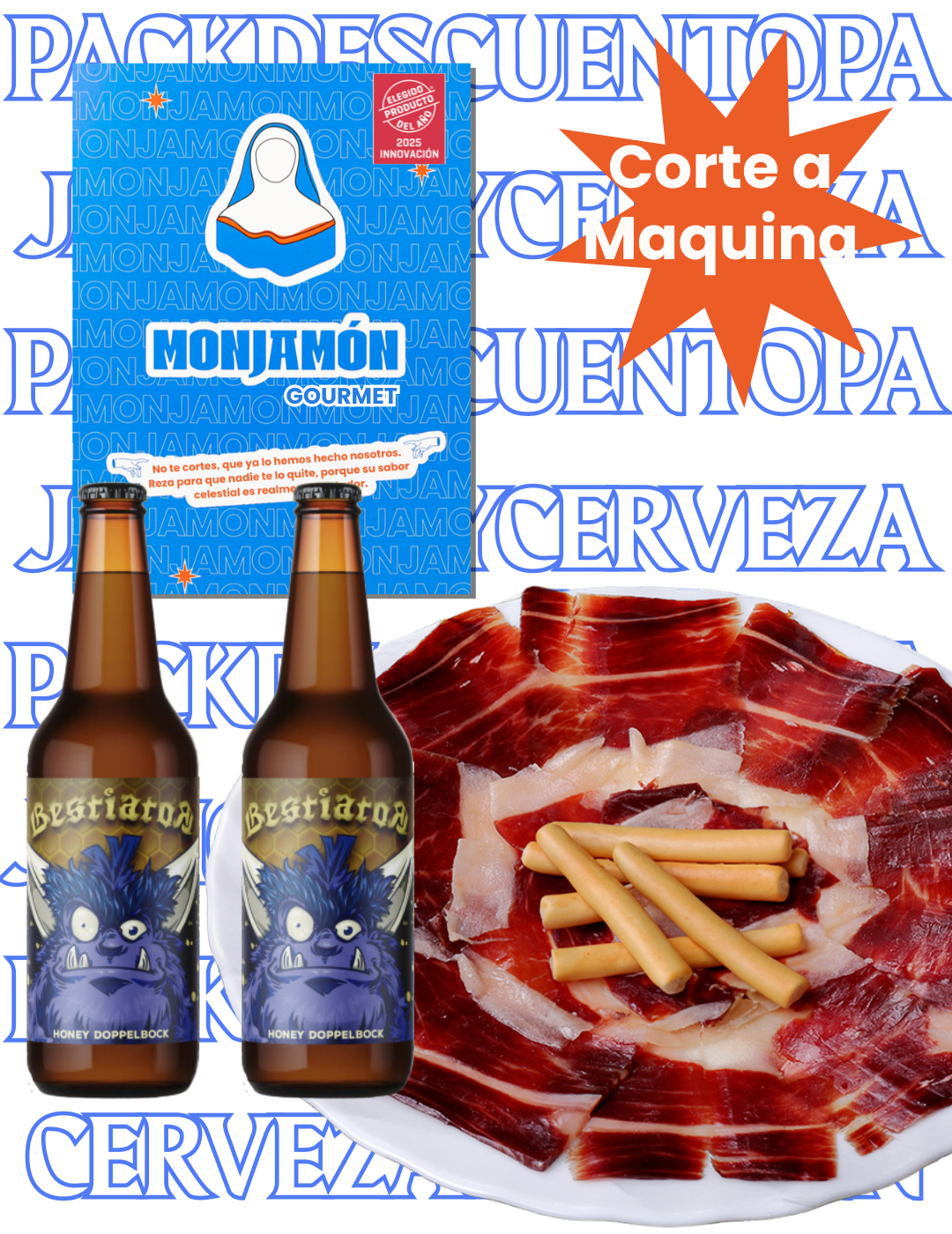 Jamón de Bellota 100% Ibérico + Regalo - PACK DESCUENTO HALLOWEEN