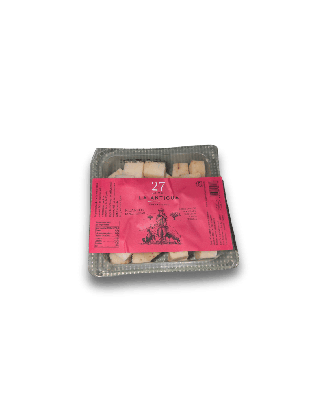 Queso PICANTÓN de oveja -Cuadraditos 250gramos