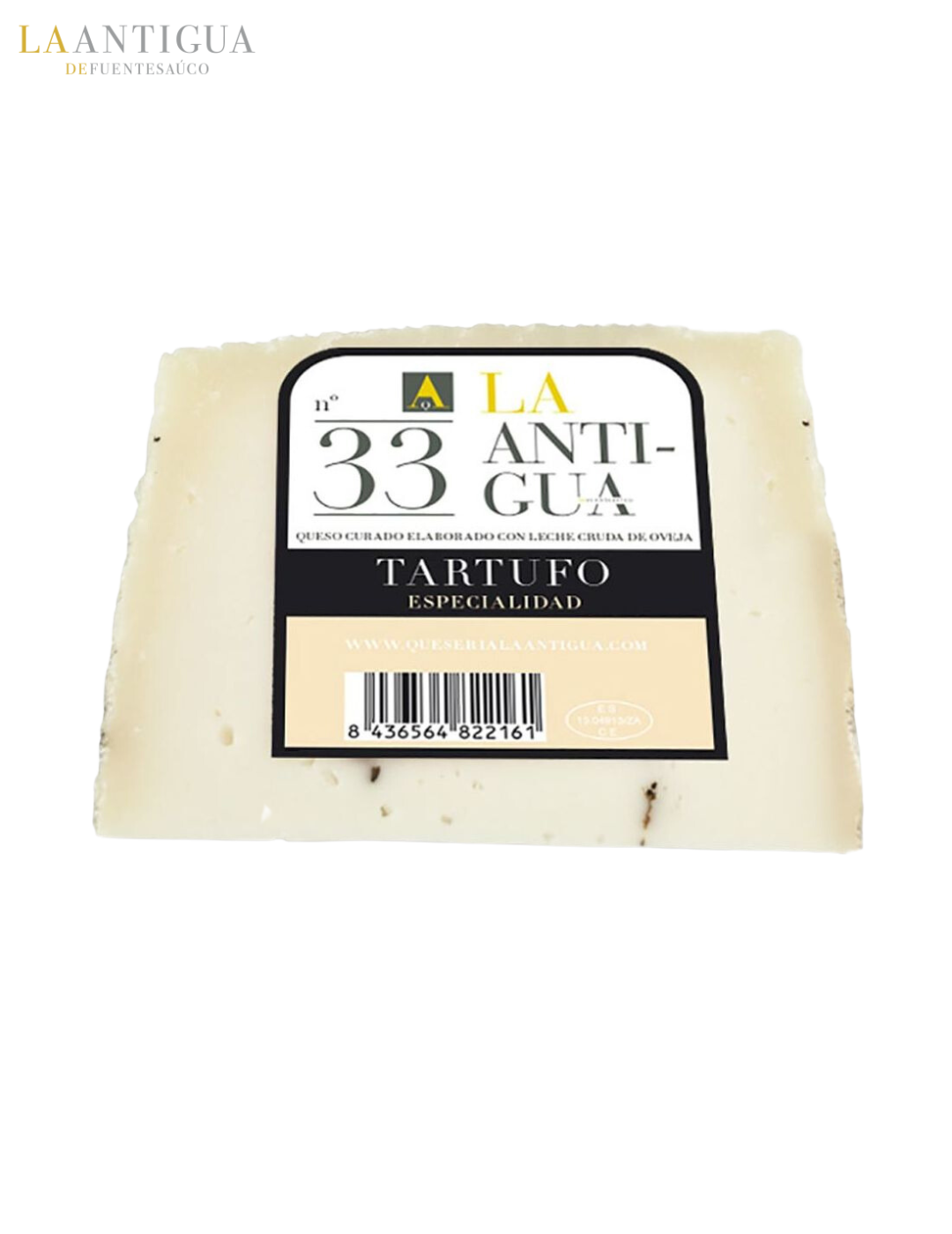 Queso de oveja curado al Tartufo (con TRUFA) -Cuña 250gramos