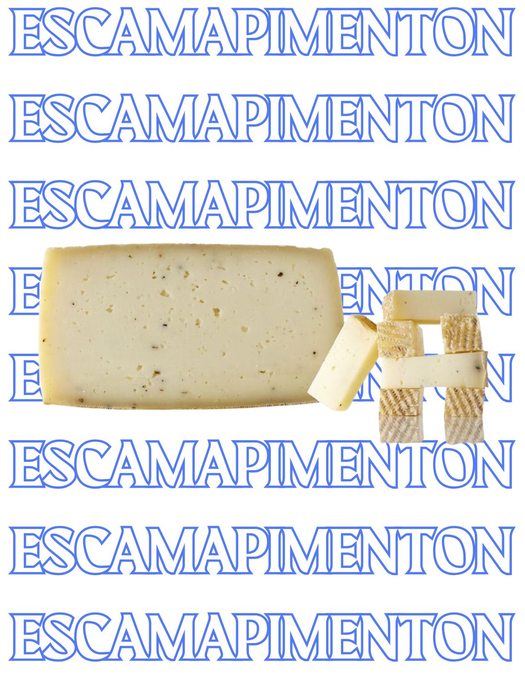 Gereifter Schafskäse mit Paprikaflocken - 250 Gramm Keil 