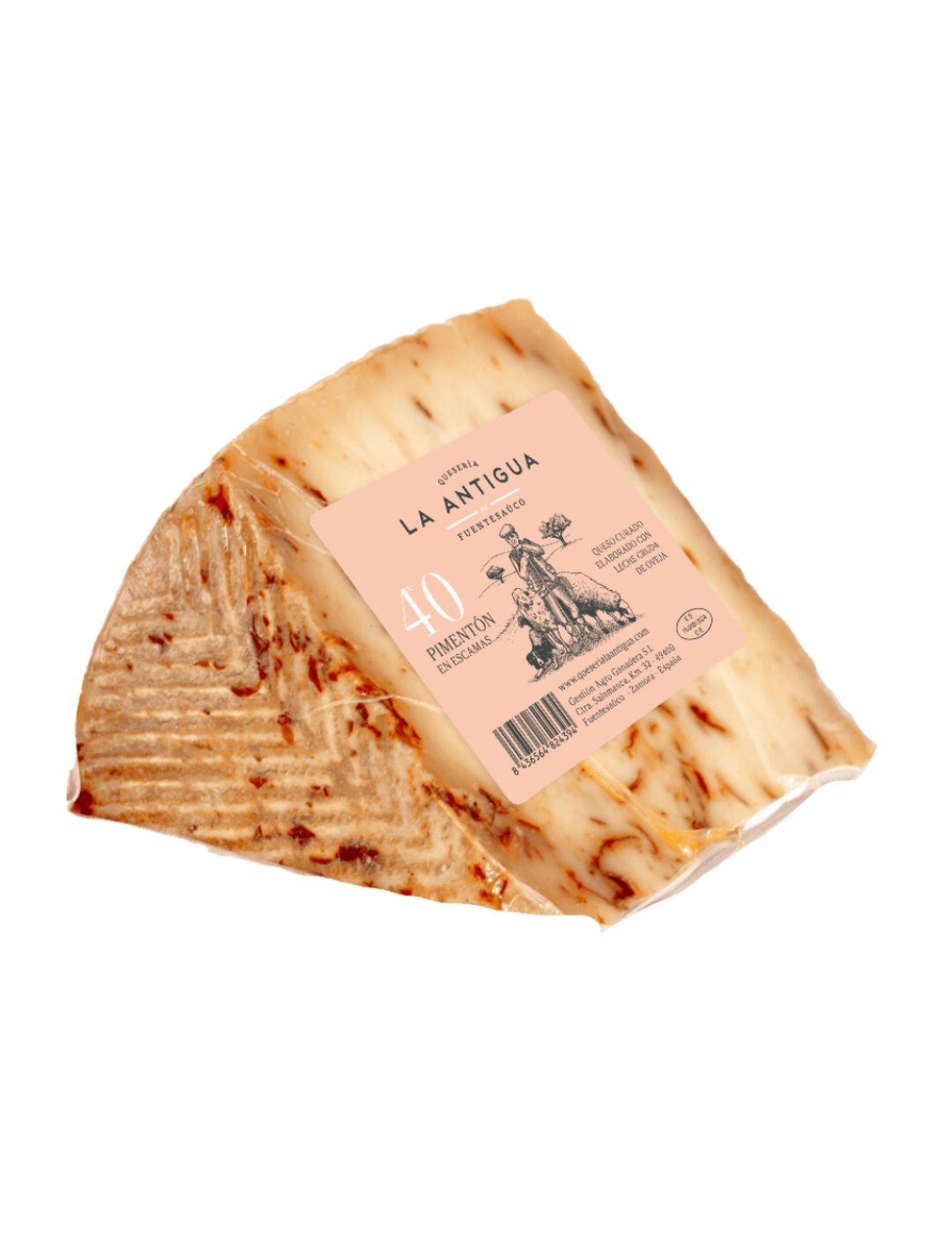 Gereifter Schafskäse mit Paprikaflocken - 250 Gramm Keil 