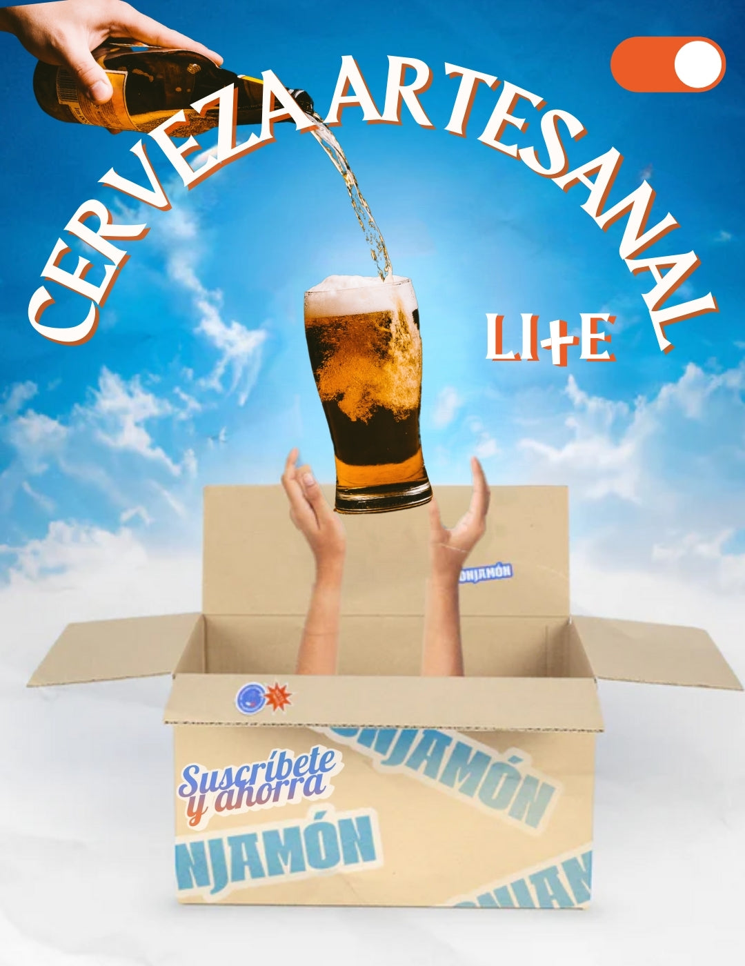 Monjamón + Cerveza - Suscripción a Cerveza Artesanal..  Desde 20€/Entrega
