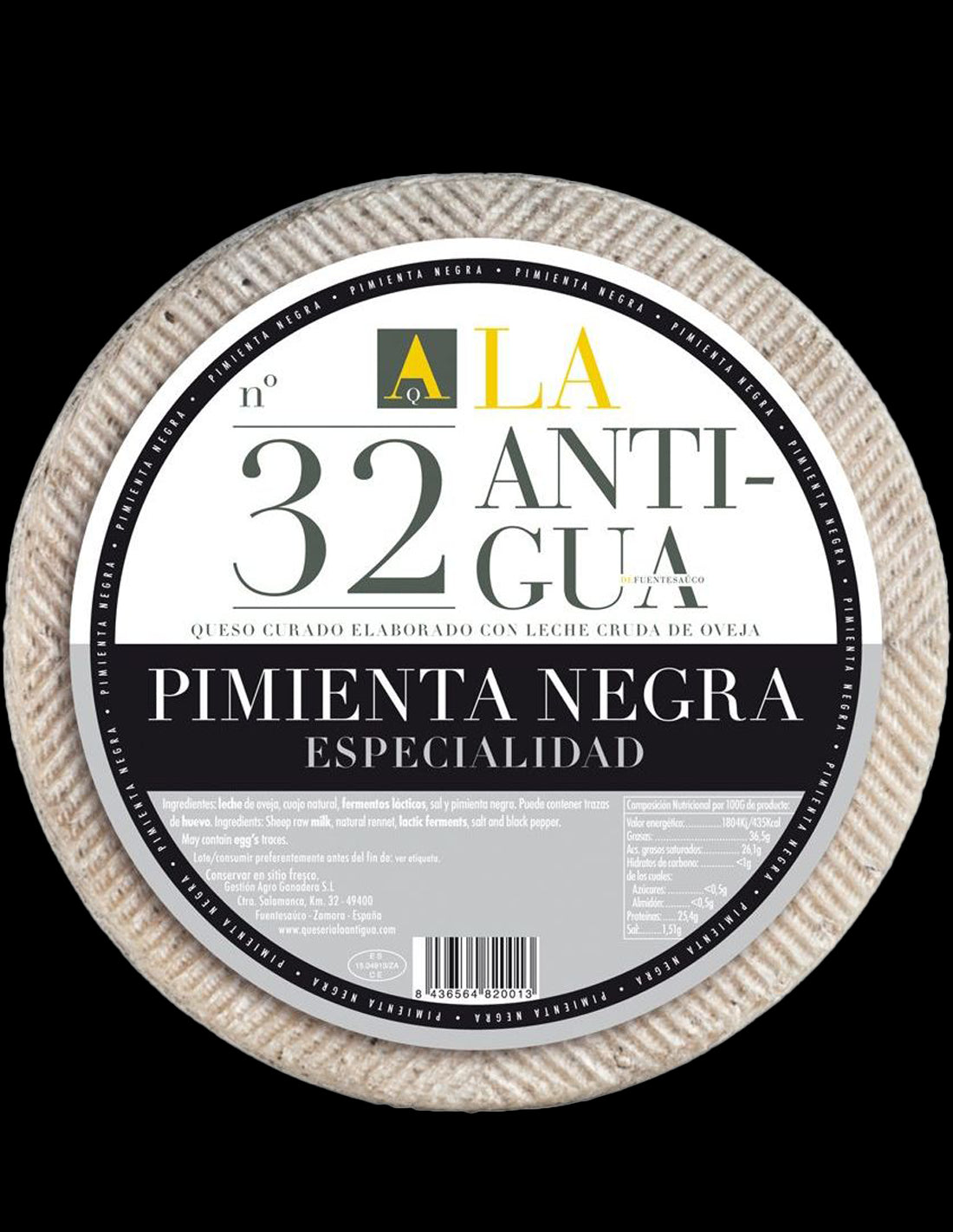 Queso de Ovjea Curado - Entero 3kg - La Antigua - Elige el sabor